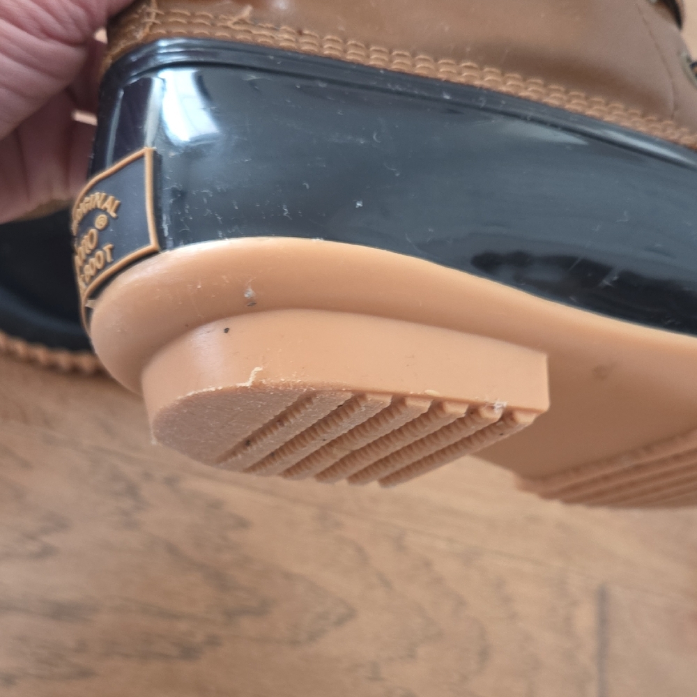 Brown and Black Duck Boots Kids - Lace Up Waterproof Style - Picture 7 of 7